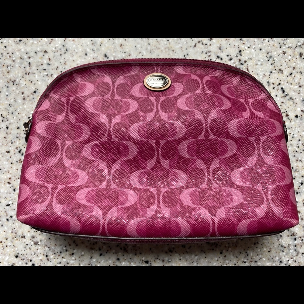 Coach cosmetic bag
